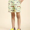 Yellow Car Printed Pure Linen Premium Co-ords - Funny Bones Clothings