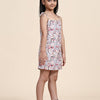 Car Print Blend Linen Dress - Funny Bones Clothings