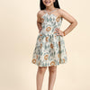 TopSkirt Styled Lion Print Pure Linen Dress - Funny Bones Clothings