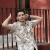 Couduroy Printed Relaxed Fit Shirt - Funny Bones Clothings