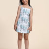 Deer Print Blend Linen Dress - Funny Bones Clothings