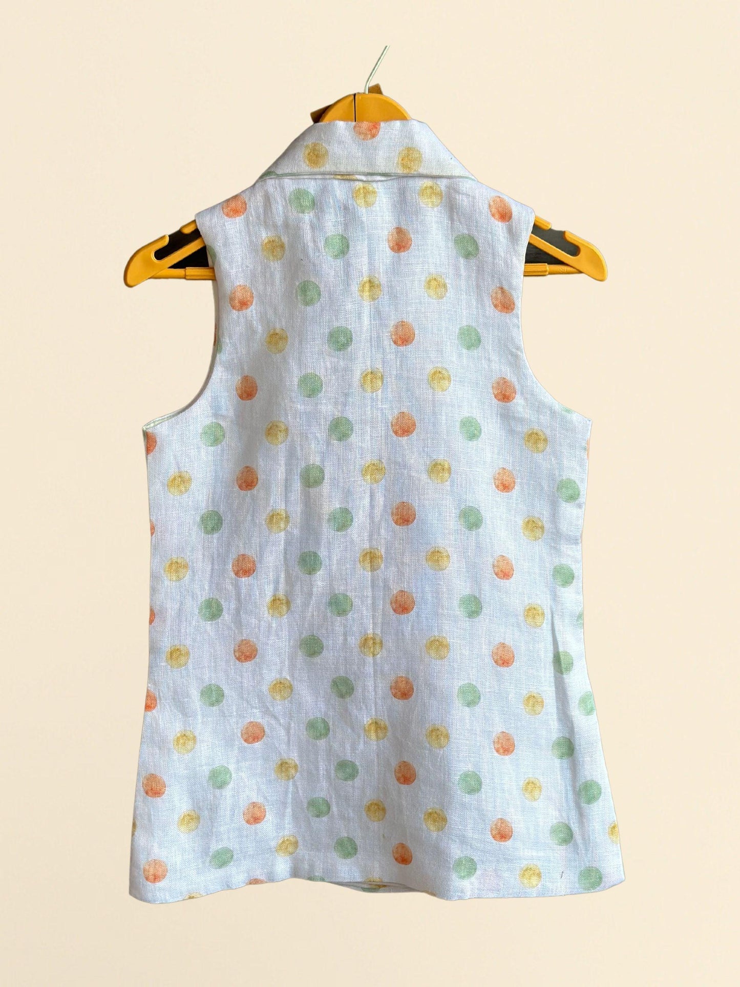 Fireball Print Pure Linen Blazer Dress - Funny Bones Clothings