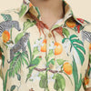 African Forest Themed Printed Pure Linen Premium Co-ords - Funny Bones Clothings