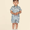 White Rabbit Printed Pure Linen Premium Co-ords - Funny Bones Clothings