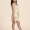 Lemon Print Blend Linen Dress - Funny Bones Clothings