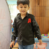 Spiderman Themed Pure Cotton Embriodered Shirt Only  (Name Alphabet Customisable; Non Returnable)