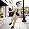 Jacket Pants Styled Pure Linen Co-ords (Beige Colour) - Funny Bones Clothings