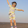 Fruit and Punch Printed Pure Linen Premium Co-ords - Funny Bones Clothings