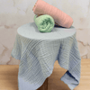 Classic Blue 100% Soft Cotton Muslin Bath Towel (Pack of 1) - Funny Bones Clothings
