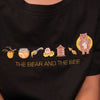 The Bear and The Bear Embriodered Pure Tencel T Shirt and Joggers Coord Sets