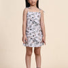 Boat Print Blend Linen Dress - Funny Bones Clothings