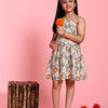 TopSkirt Styled Lion Print Pure Linen Dress - Funny Bones Clothings