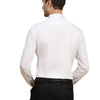 Half Pintex Tuxedo Shirt 100% Premium Cotton Satin for Men (White Colour) - Funny Bones Clothings