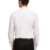 Full Pintex Tuxedo Shirt 100% Premium Cotton Satin for Men (White Colour) - Funny Bones Clothings