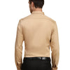 Formal Shirts 100% Premium Cotton Satin for Men (Dark Beige Colour) - Funny Bones Clothings