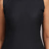 Solid Dark Blue Colour Long Dress Pure Linen - Funny Bones Clothings