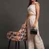 Candies and Icecream Print Pure Linen Top and Straight Pants Coord Set - Funny Bones Clothings