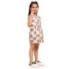 The Royal Elephant Print Blend Linen Dress - Funny Bones Clothings
