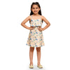Truck Print Blend Linen Dress - Funny Bones Clothings