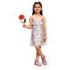 Colourful Animal Print Blend Linen Dress - Funny Bones Clothings