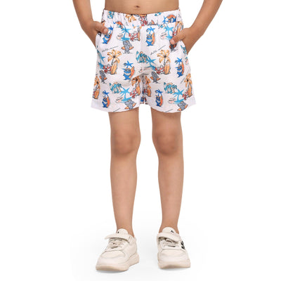 Baby Shark Print Vestiario's Blend Linen Co-ords - Funny Bones Clothings