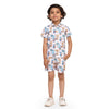 Baby Shark Print Vestiario's Blend Linen Co-ords - Funny Bones Clothings