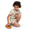 Truck Print Vestiario's Blend Linen Co-ords - Funny Bones Clothings