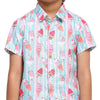 Striped Candies Print Vestiario's Blend Linen Co-ords - Funny Bones Clothings