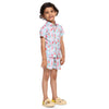 Striped Candies Print Vestiario's Blend Linen Co-ords - Funny Bones Clothings