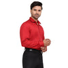 Formal Shirts 100% Premium Cotton Satin for Men (Red Colour) - Funny Bones Clothings