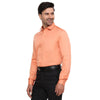 Formal Shirts 100% Premium Cotton Satin for Men (Orange Colour) - Funny Bones Clothings