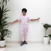 Box Pleated Pink Color Shirt Linen
