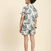 Wildlife Printed Pure Linen Premium Co-ords - Funny Bones Clothings