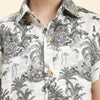 Wildlife Printed Pure Linen Premium Co-ords - Funny Bones Clothings