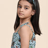 Tiger Print Blend Linen Dress - Funny Bones Clothings