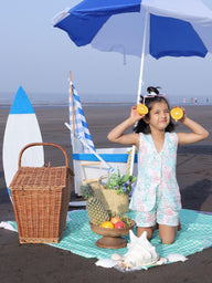 Jacket Shorts Enlightened Tiger Print Pure Linen Co-ords - Funny Bones Clothings