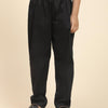 Solid Black Pure Premium Cotton Kurta and Pajama Set - Funny Bones Clothings