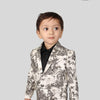 Wildlife Printed Pure Linen Blazer Only - Funny Bones Clothings