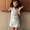 Leopard Print Pure Linen Blazer Dress - Funny Bones Clothings