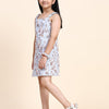 Goose Print Pure Linen Dress - Funny Bones Clothings