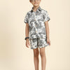 Wildlife Printed Pure Linen Premium Co-ords - Funny Bones Clothings