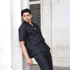 Solid Colour Pure Linen Co-ord Sets - Black - Funny Bones Clothings