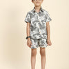 Wildlife Printed Pure Linen Premium Co-ords - Funny Bones Clothings