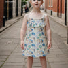 Truck Print Blend Linen Dress - Funny Bones Clothings