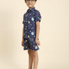 Planet Printed Pure Linen Premium Co-ords - Funny Bones Clothings