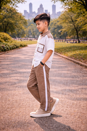 The Truffle & Tide Solid Premium Linen Coord Set