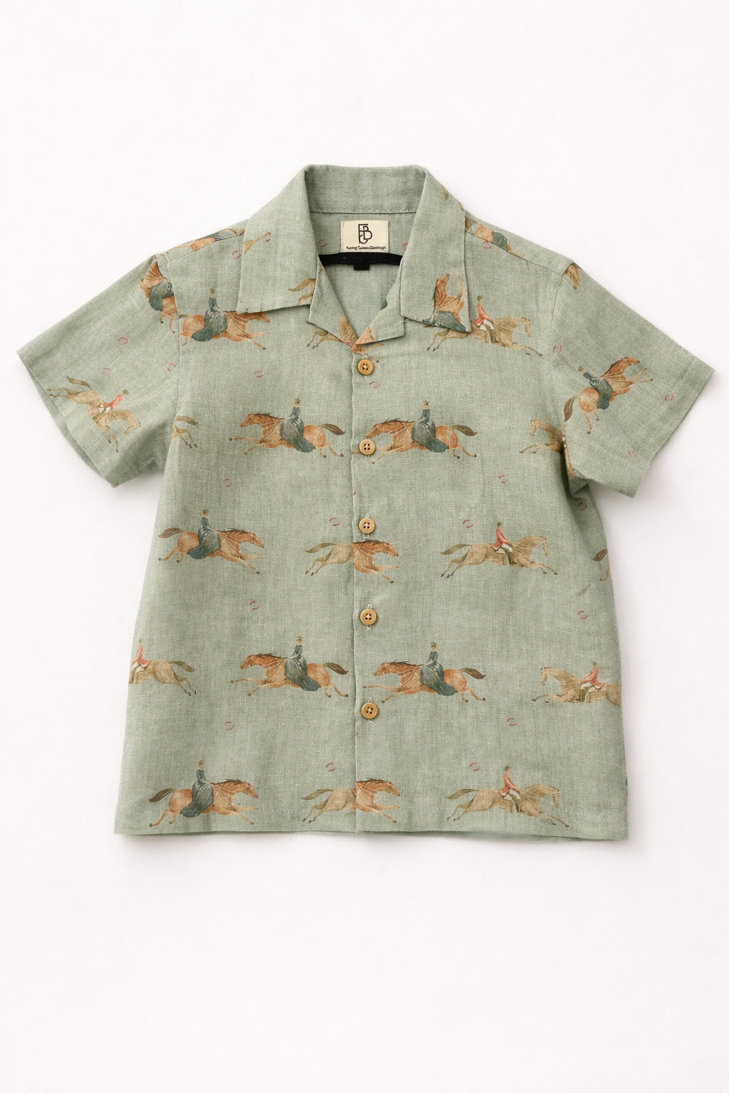 Mare & Stallion Print Premium Linen Coord Set