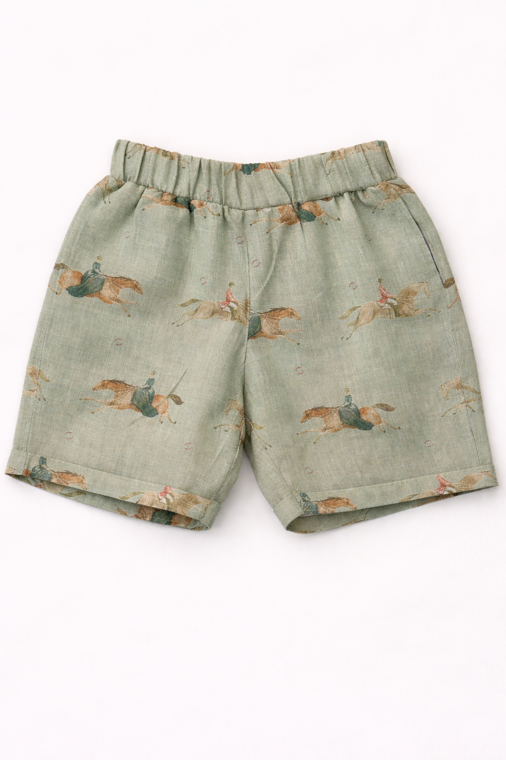 Mare & Stallion Print Premium Linen Coord Set