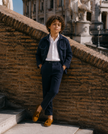 The Vespa Set – Pure Linen Shacket, Pants & Pure White Italian Cotton Shirt