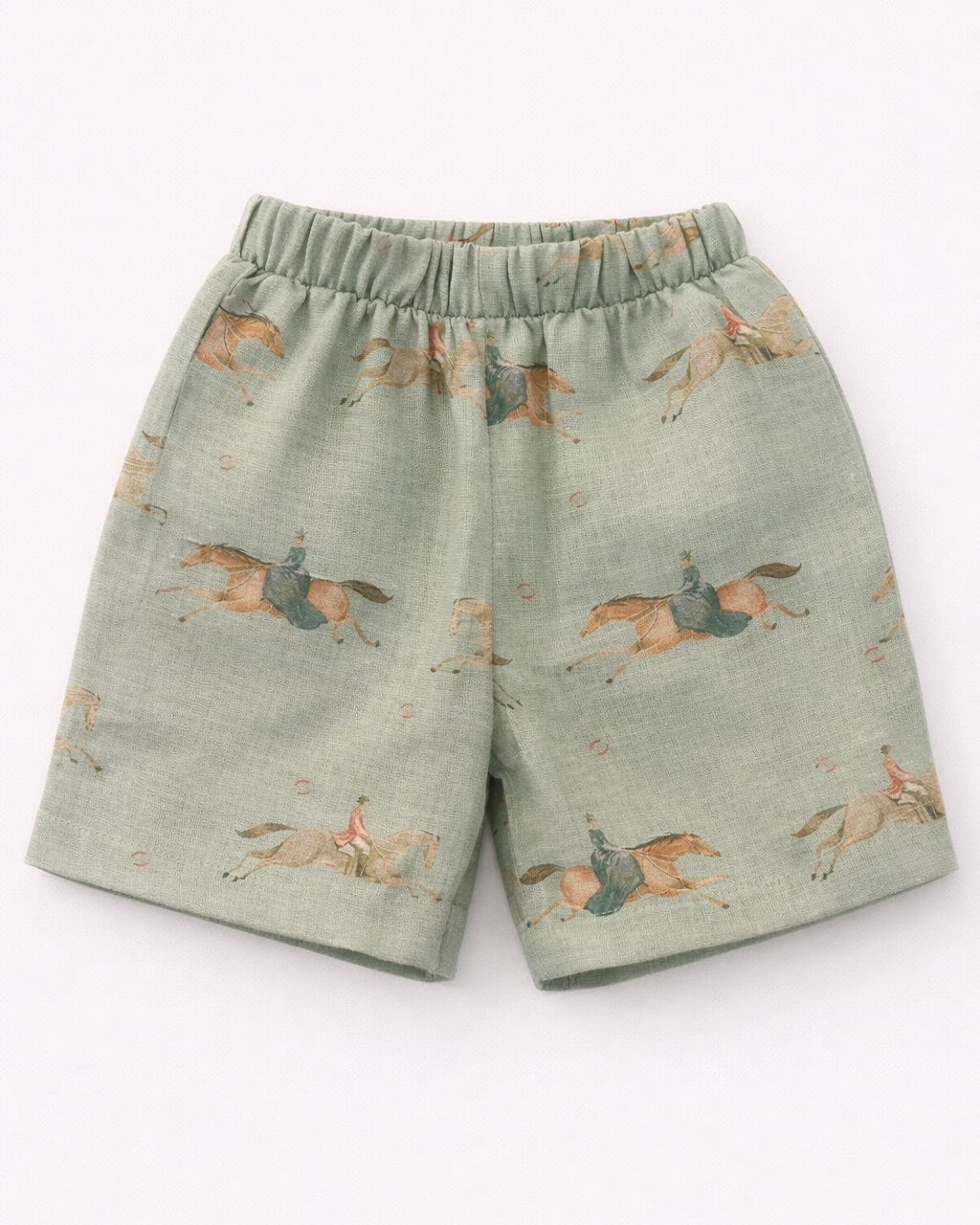 Mare & Stallion Print Premium Linen Coord Set